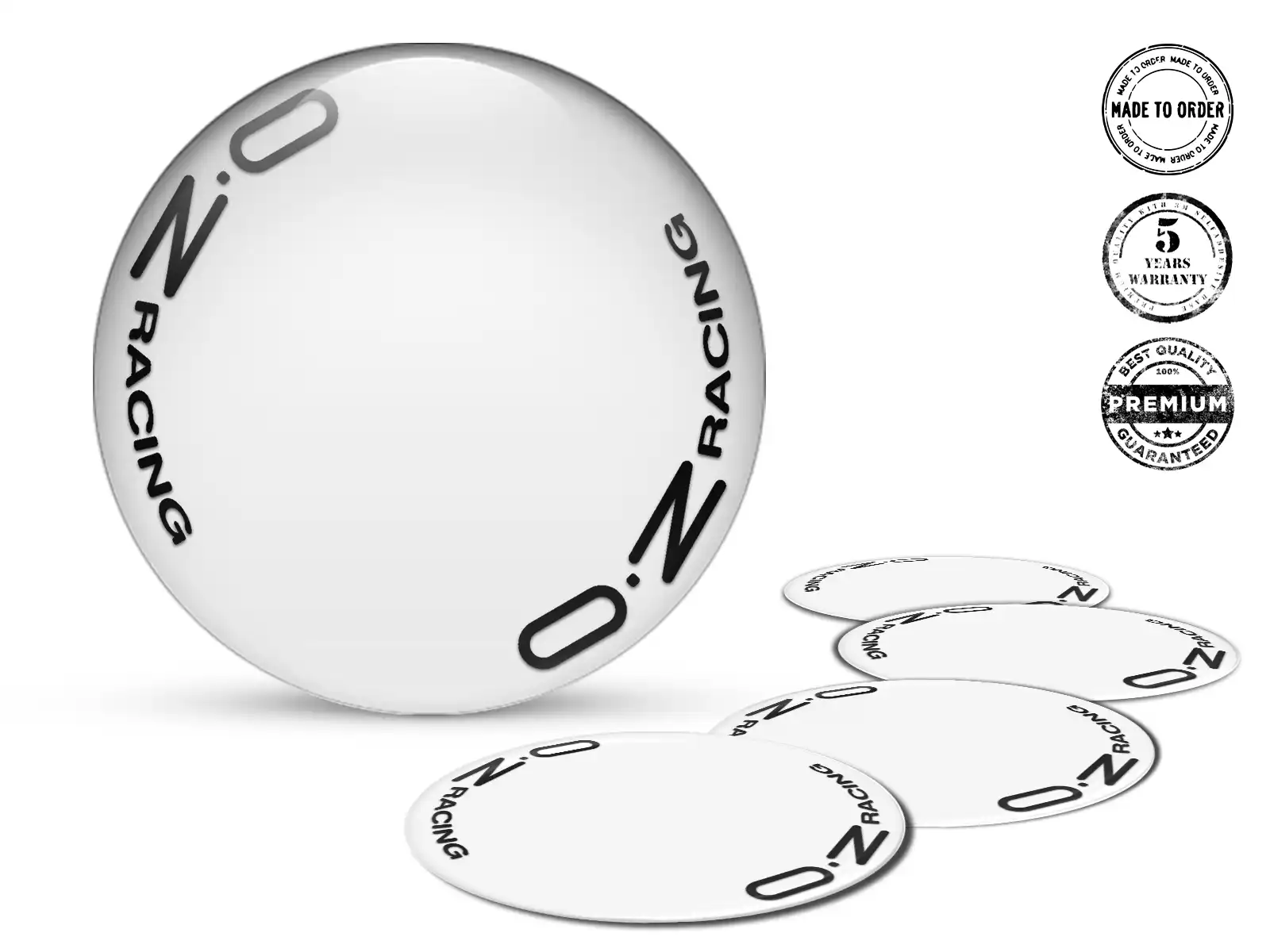 OZ Nabenaufkleber Stil Individuelle Dome-Labels